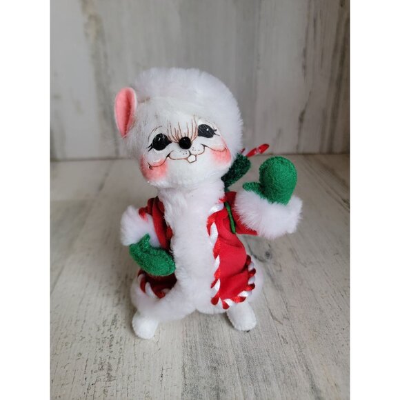 Annalee Santa Claus mouse toy sack xmas home decor - Picture 1 of 6